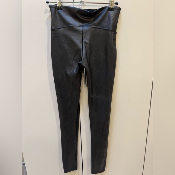 SPANX Faux Leather Leggings Small - Picture 5 of 7